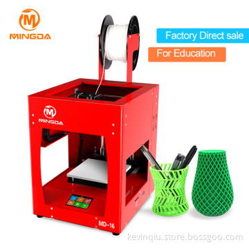 high-end metal frame professional 3d printer machine desktop 3.5 inch color LCD screen 3d printer